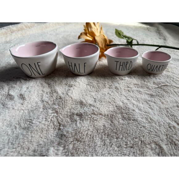 Rae Dunn Measuring Cups One Half Third Quarter - Picture 3 of 4